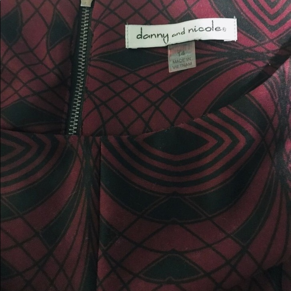 Danny & Nicole Sleeveless Fit and Flare Dress